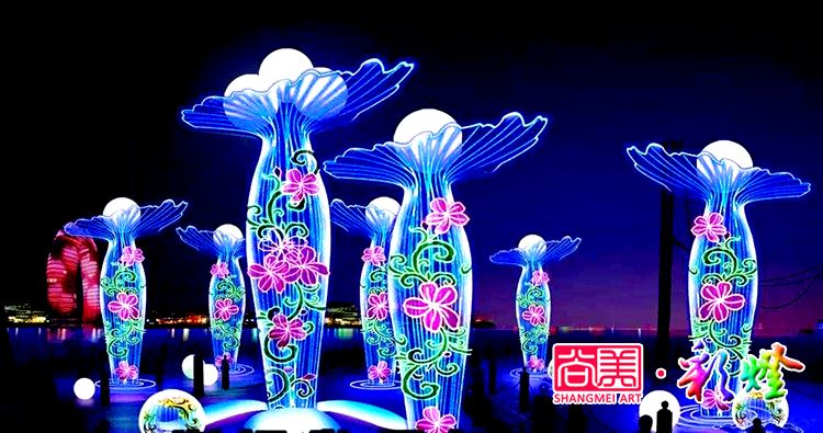 夏夜燈光璀璨，自貢燈會(huì)閃亮新疆伊犁