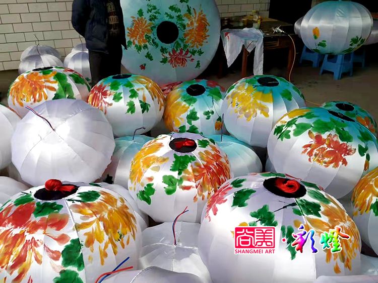 折疊式圓燈籠通道燈，氛圍裝飾亮化燈